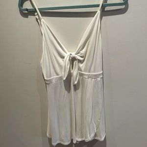 Women’s Urban outfitters white romper/skort